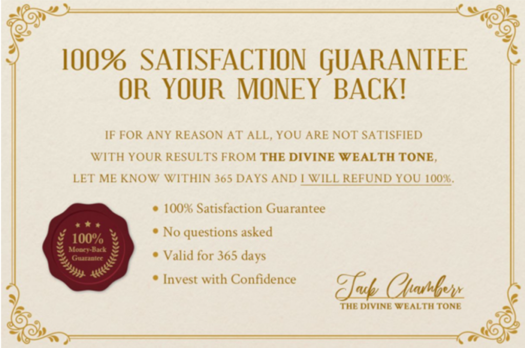 The Divine Wealth Tone Guarantee