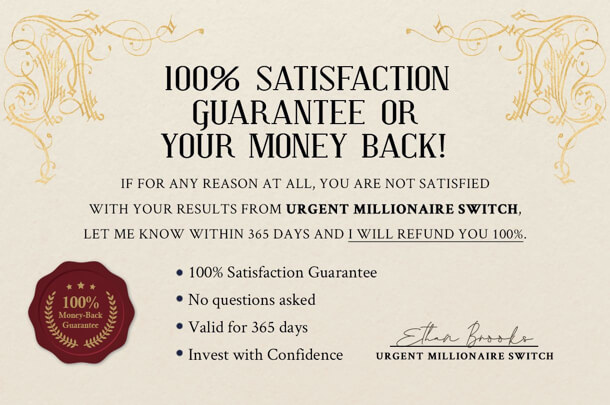 Urgent Millionaire Switch Guarantee